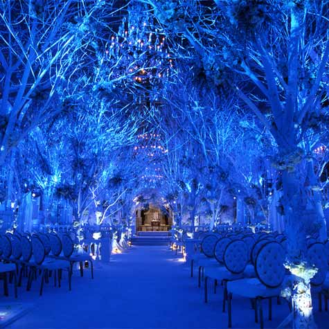 at Melissa Rivers' wedding, int...